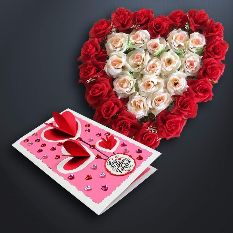 Hamilco Card Stock Folded Blank Cards with Envelopes 3 1/2 x 4 7/8" Scored White Cardstock Paper 80lb Cover - 100 Pack - Image 4